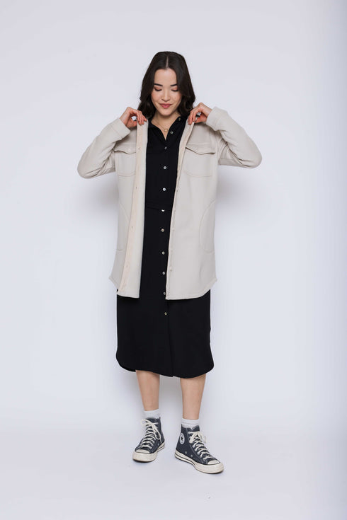 Jackie-Sherpa Button-Up